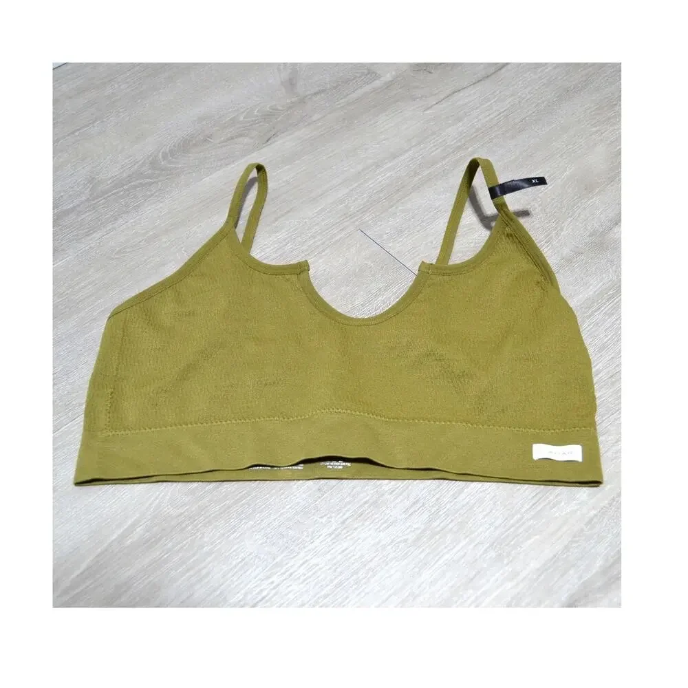 Tahari NWOT Green Seamless Bra XL